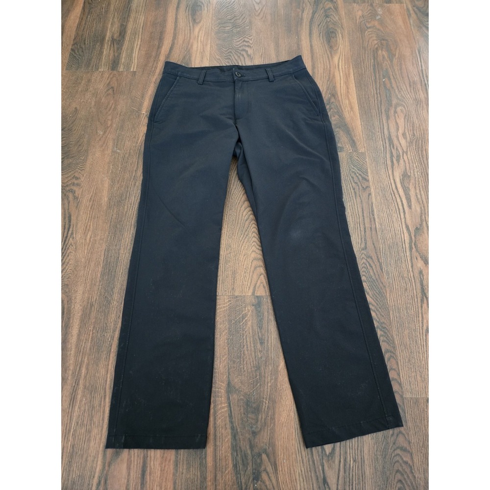 Under Armour Performance Pants Black Chino‎ Golf Casual Mens 34x30